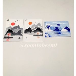 Three 5x7 Acrylic Paintings By Me- Bundle Of Three